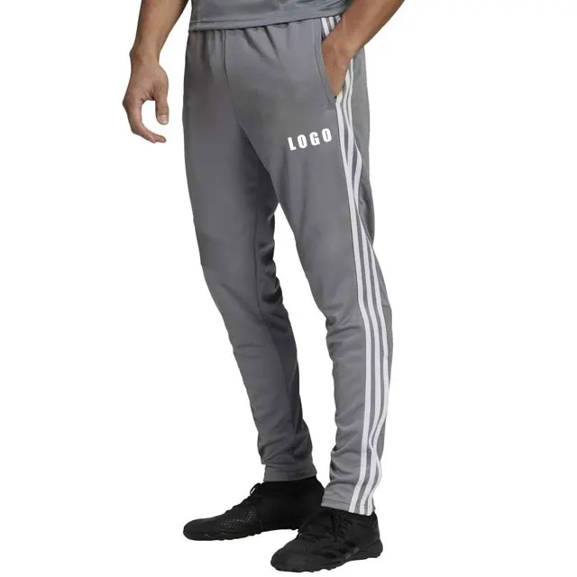 

Wholesale side stripe sports track pant mens trousers sweat pant custom polyester men long track pants with drawstring, Customized color