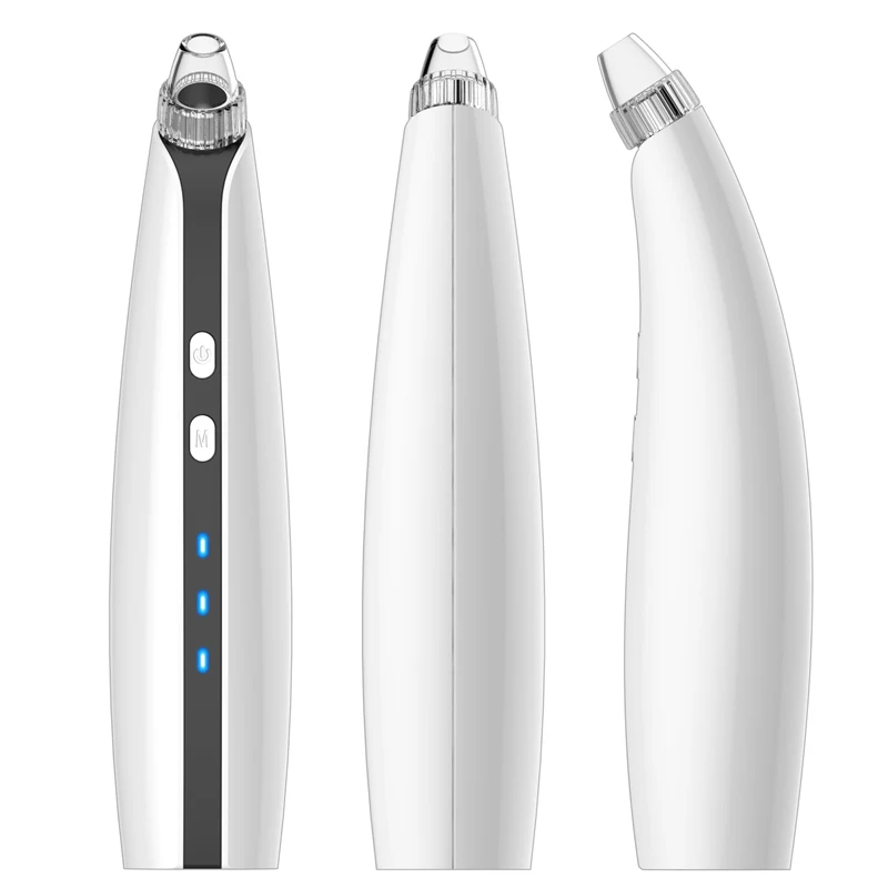 

5 in 1 usb rechargeable facial pore cleaner blackhead remover vacuum product and for home use application blackhead vacuum