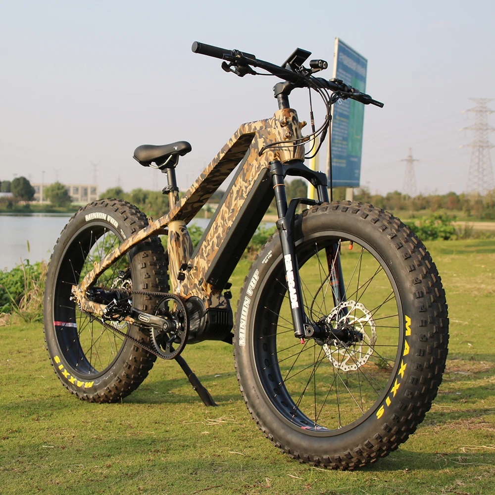 

8fun G510 motor ebike belt drive dual batteries fat tire ebike 1000 watt