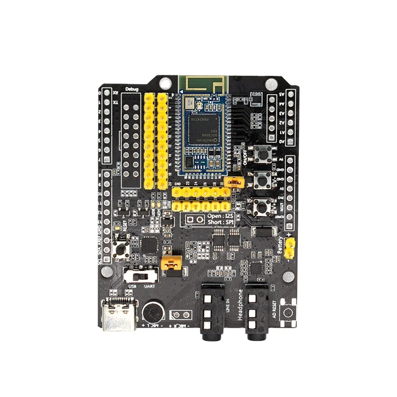 

Bluetooth audio module development board for replacing arduino audio board