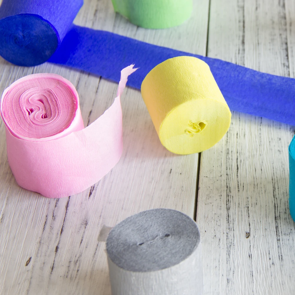 Recycled Tissue Paper Diy Crepe Paper Streamer Party Supplies