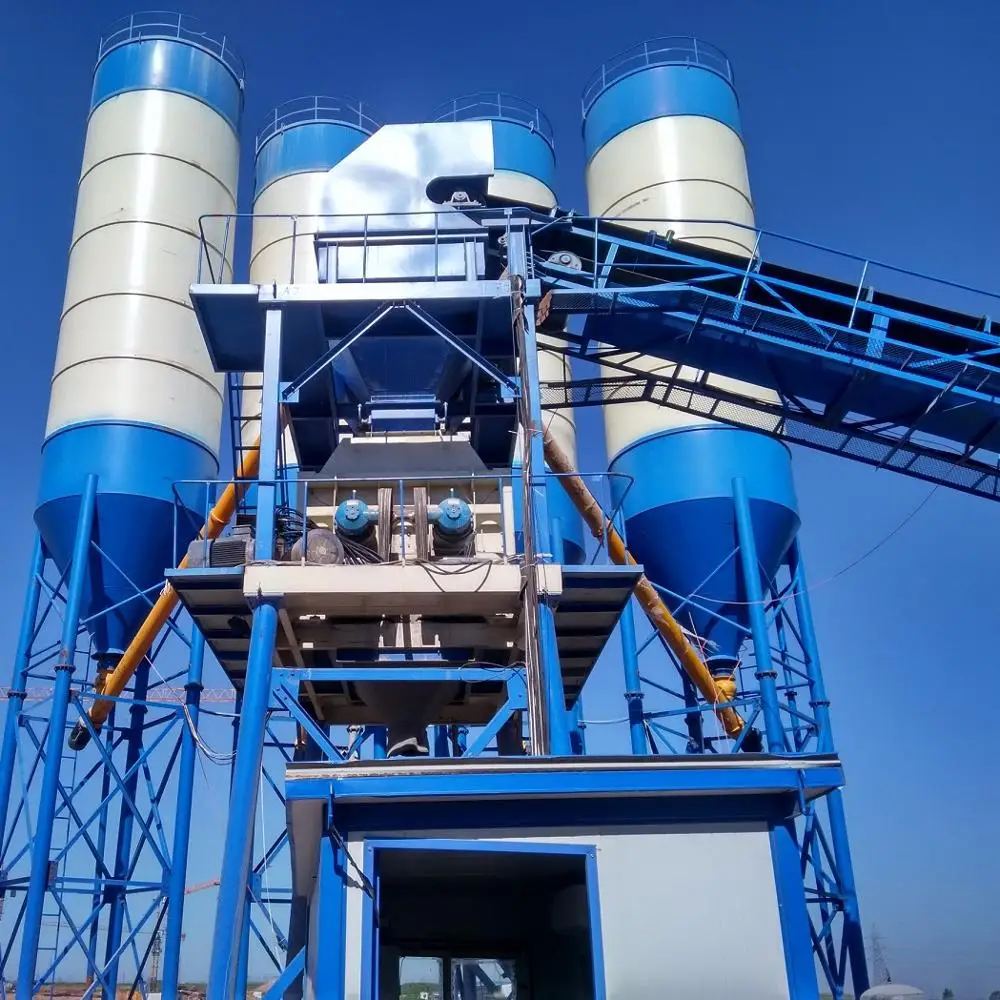 
HZS 60 Belt type concrete batching plants 
