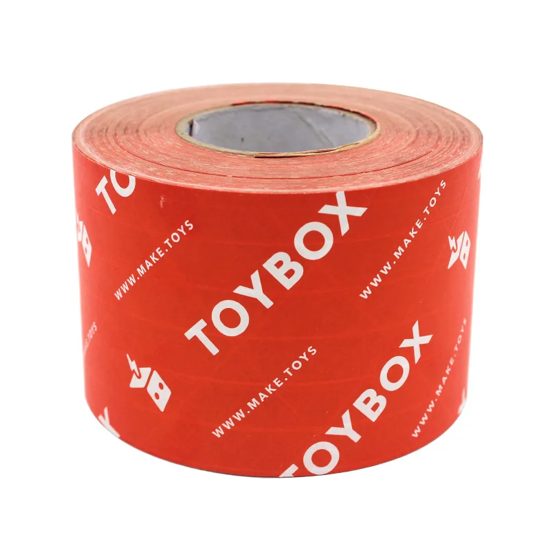 Eco friendly Custom Full Color Printable Water active Kraft Paper Tape 