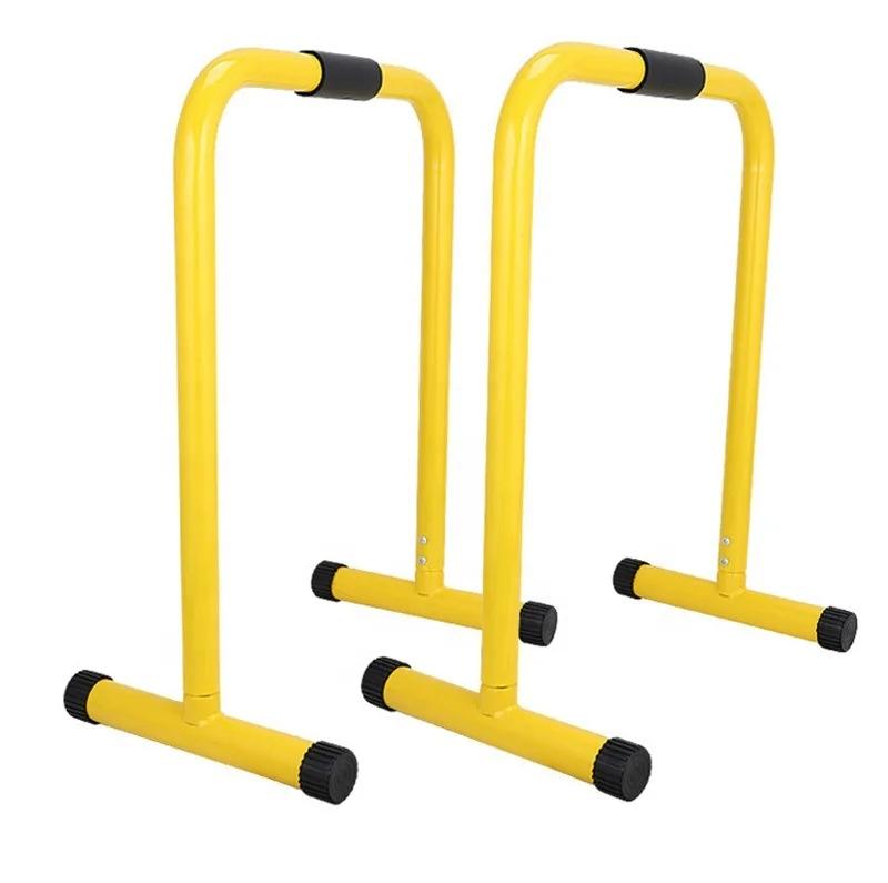

Yellow Adjustable Door Gym Horizontal Indoor Fitness Equipment body training Dip Bar Parallel Bar, Yellow/red