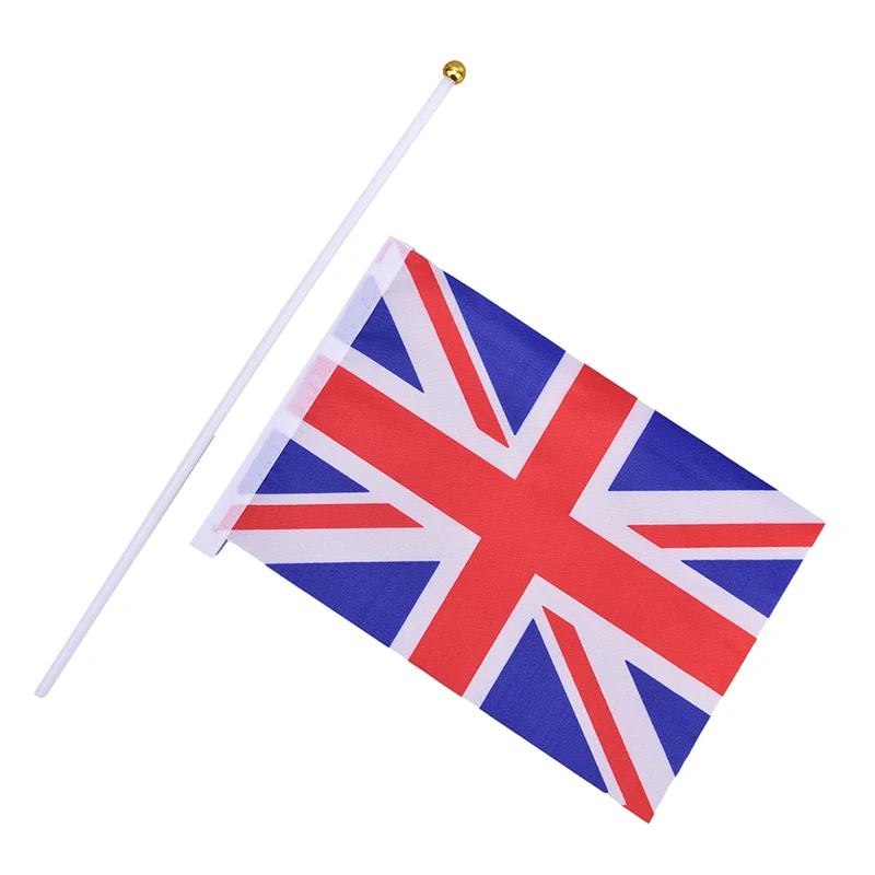 

Free Shipping England Flag 14x21CM European Championship English Euro2020 Hand Waving Stick England Hand Flags