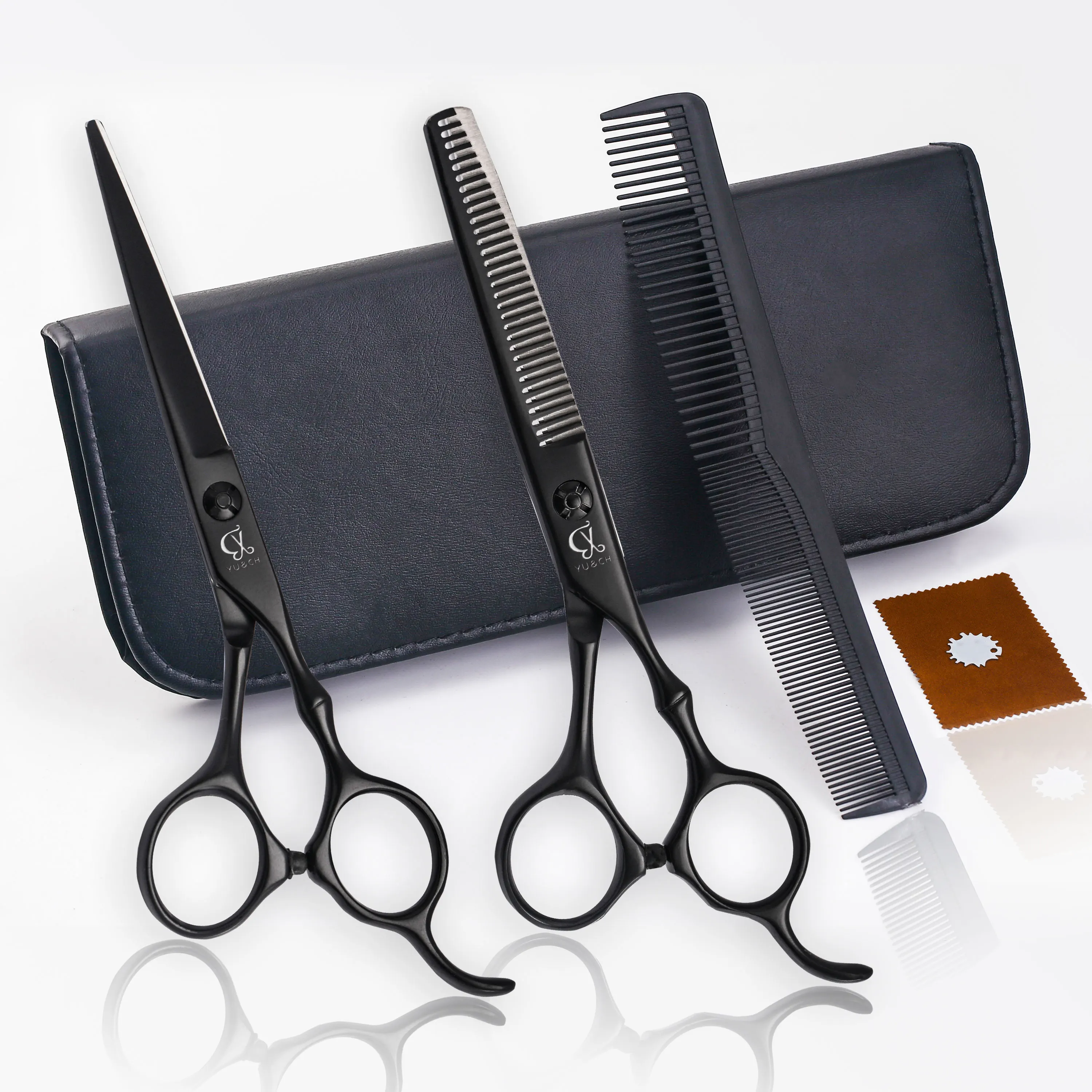 

Hot Selling Professional Scissors Hair Cutting Scissors Set Hairdressing Tool Cheap Price Tesoura De Cabe Tijeras Beauty Scissor, Black