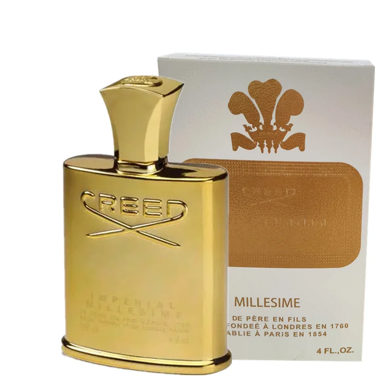 

Men's and Women's Perfume 120ml CREED Brand Hot-selling Perfume Woody Floral Golden Body Spray Long Lasting Fragrance