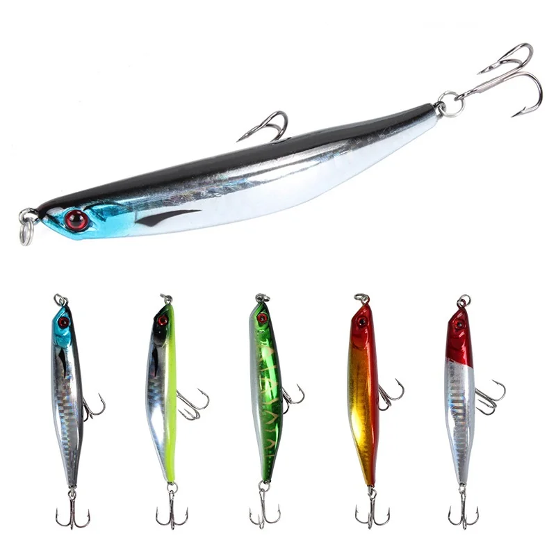 

Simulation Floating 9cm 7.5g Hard Minnow Lures Plastic Fishing Lures With 3D Eyes, Various