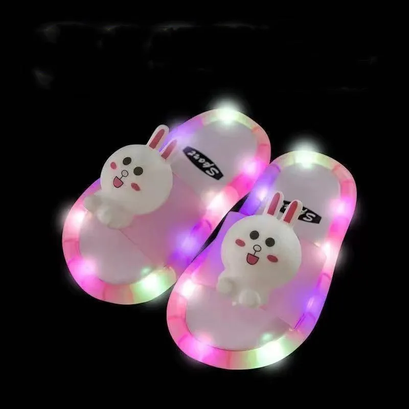 

2021 New Fashion Light Shoes Cute Doll Sandals Jelly Shoes 1-12 year old shoes mixed