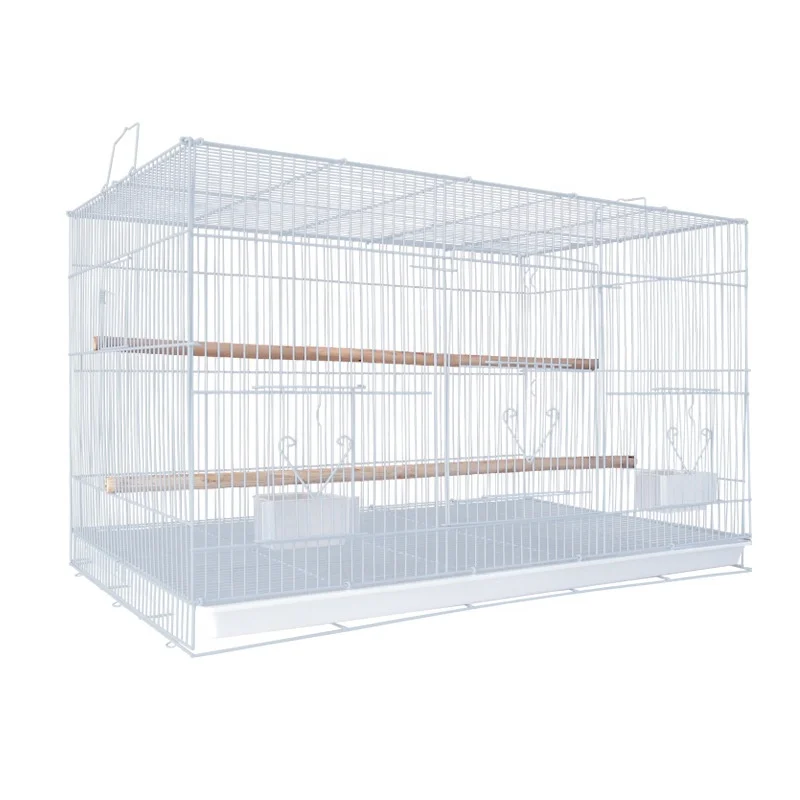 

Wholesale Large Square Collapsible Wire Mesh Breeding Cage Pet Canary Finch Bird Parrot Cages For Sale