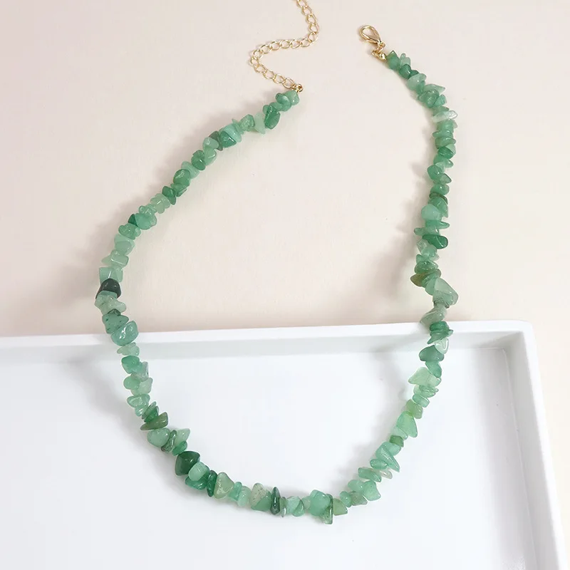 

Juhu Turquoise Beaded Necklace High Quality Colorful Natural Stone Necklace For Women, Green