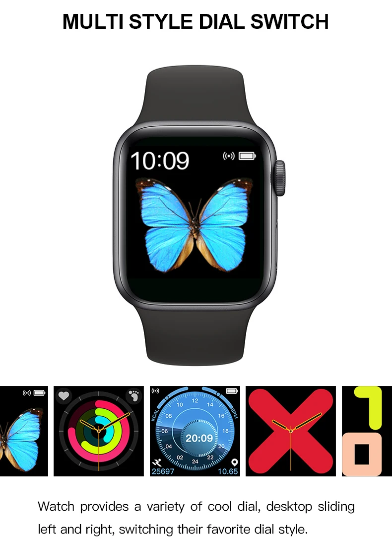 心率监测器手机手表适用于华为小米iphone三星ios - buy t500智能手表