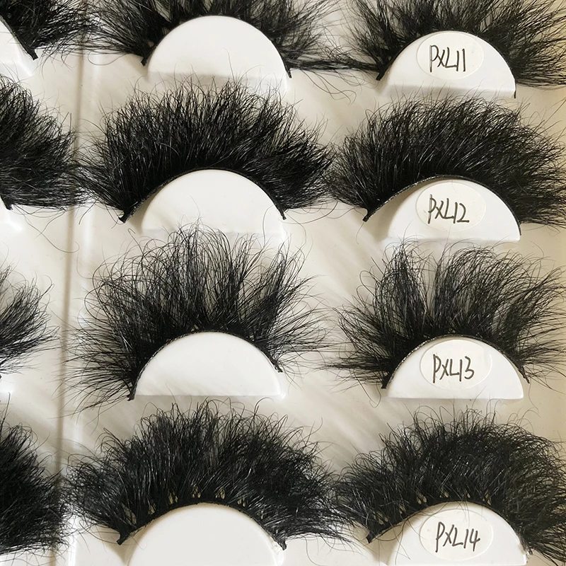 

Siberian mink eyelash vendor wispy fluffy 3d full strip mink lashes wholesale 3d mink eyelash vendor 25mm