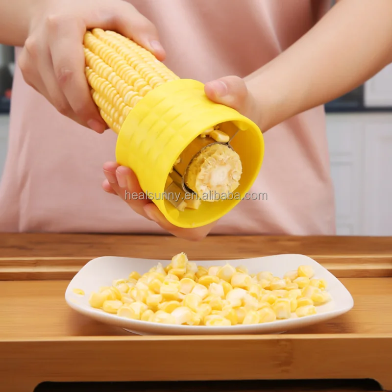 

Useful Corn Stripper Cutter Corn Shaver Peeler Cooking Tools Kitchen