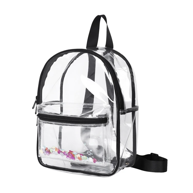 

Factory Cheap Price Wholesale Bulk Pvc Schoolbag Kids Bagpack Girls Bookbag Clear Pvc Backpack School Bags for Kids, Pink