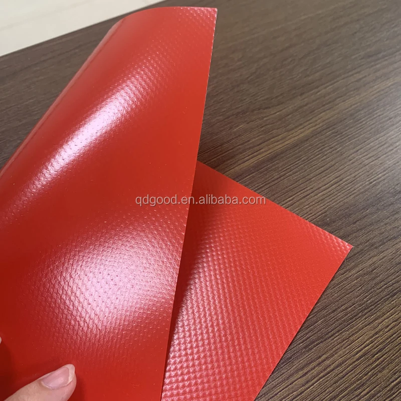 
18oz 100% Polyester Fabric Roll Vinyl Tarp PVC Coated Tarpaulin 