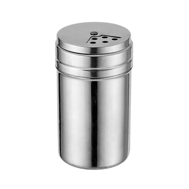 

Stainless Steel Seasoning Spice Storage Box Organizer Bbq Cooking Herbs Kitchen Accessories Items, Silver