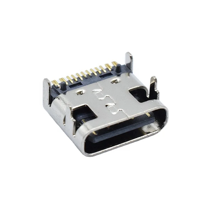 

fast charge female USB connector Audio Terminal connector Type C 16 pin connector