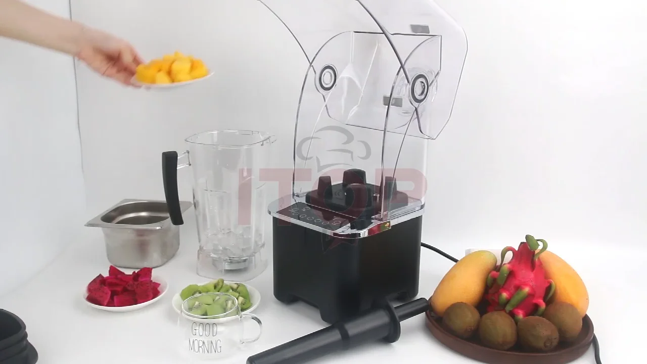Sound Proof Cover Blender Commercial Heavy Duty Blender For Shakes And
