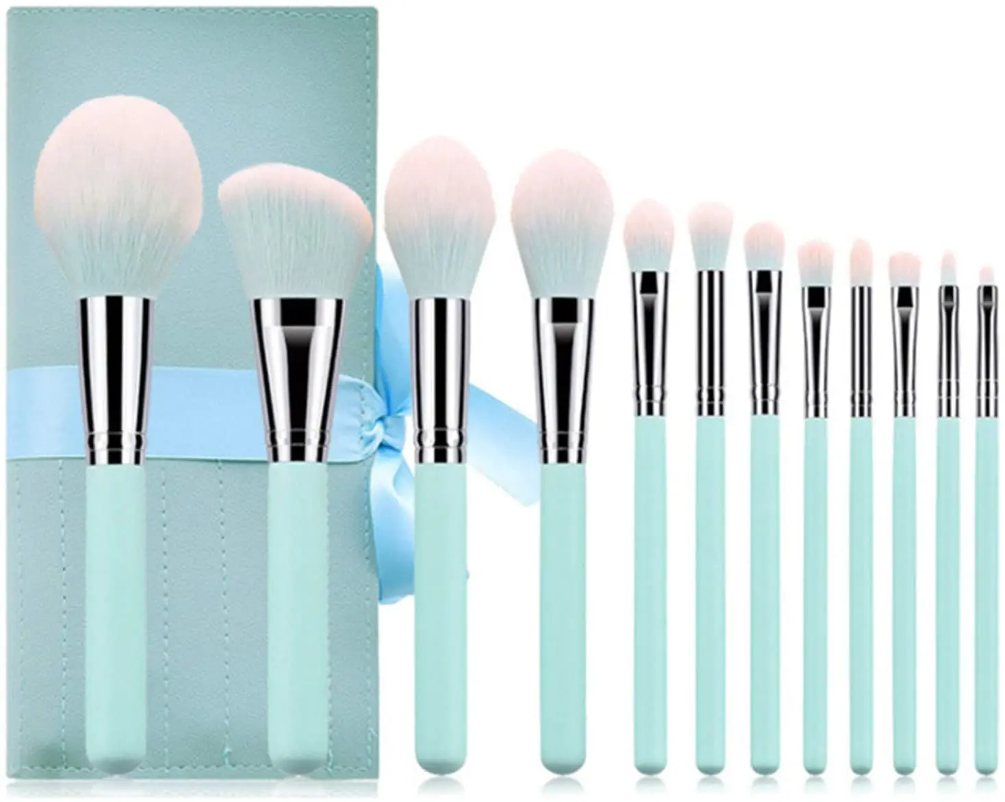 

12 Pieces Makeup Brush Set new style GC105-2, Pink, red, black, purple and so on