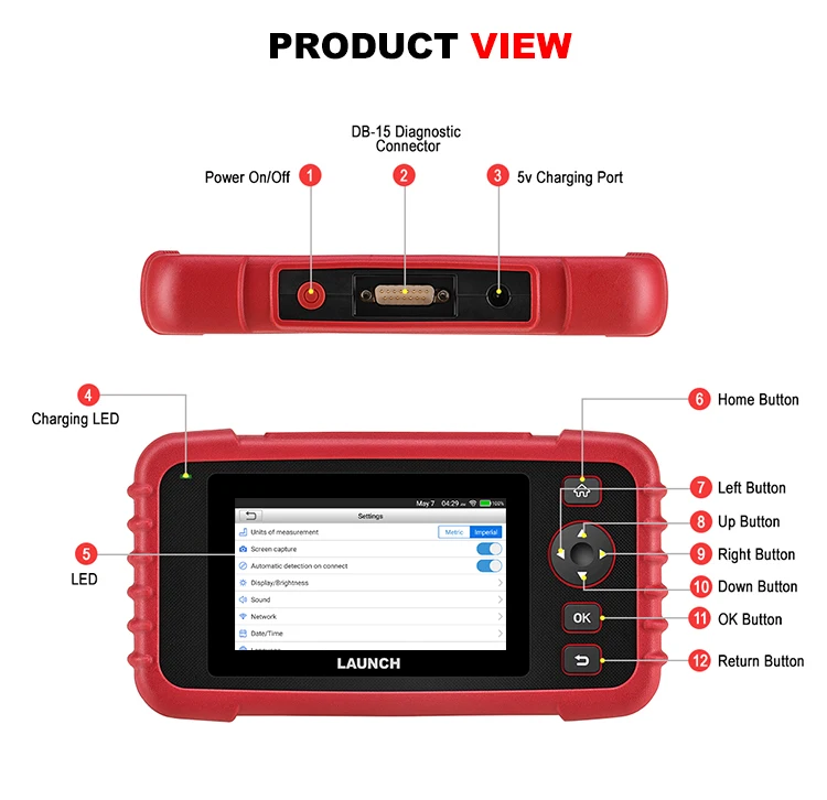 2021 Launch Crp123 Crp 123 123x Lcd 123e Crp123e Premium Tester ...