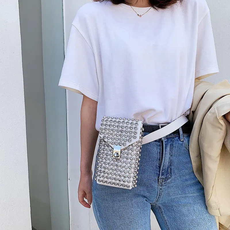 

New Women's Fashion Waist Bag Personalized Chain Single Shoulder Crossbody Bag
