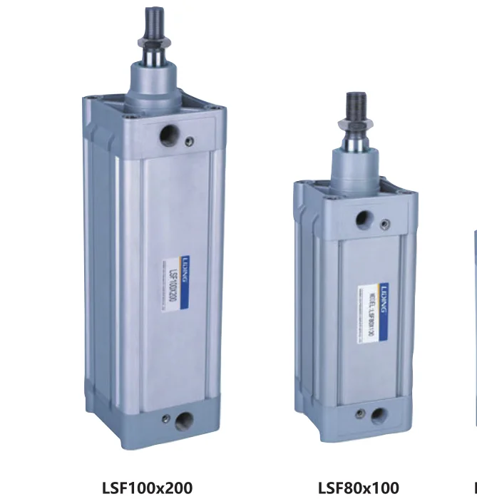 
LIDING LSF series standard double shaft double acting adjust pneumatic cylinder 