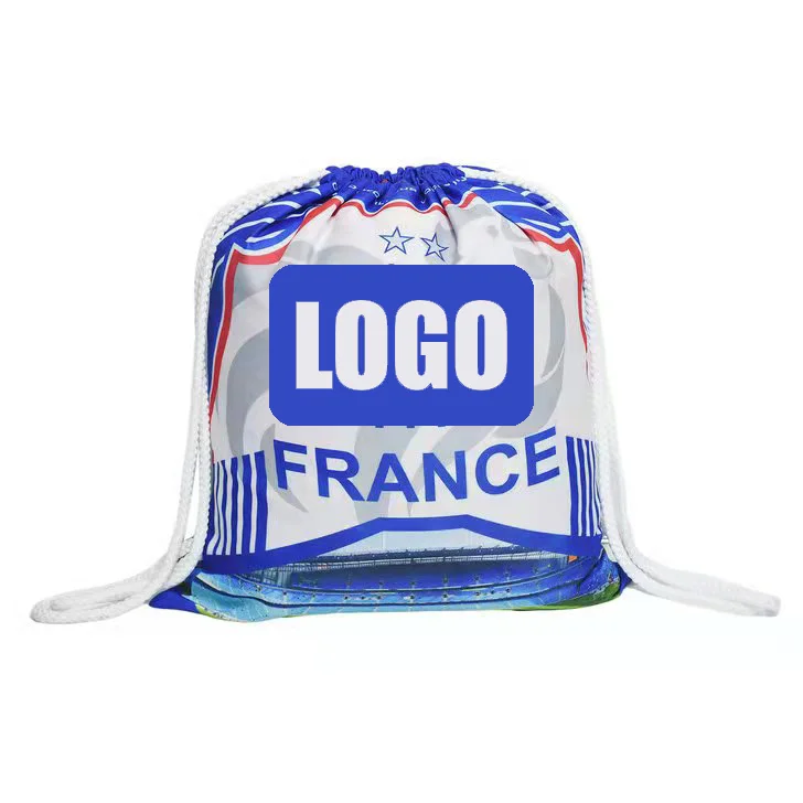 

TOURISTA 2022 world cup Team Germany Brazil Team France Team Fan drawstring bag, Customized color