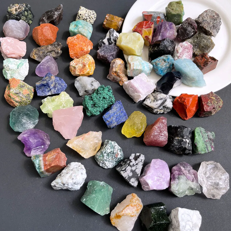 Wholesale Polished Natural Spiritual Meditation Sets with Feng Shui Healing Chakra Raw Crystal Stones