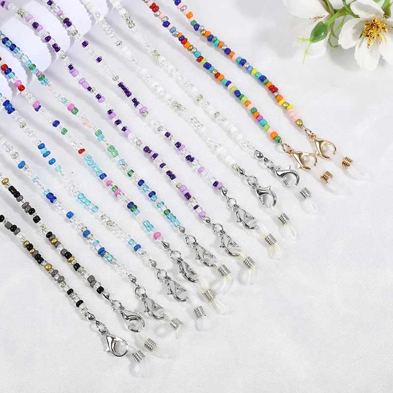

Acrylic Beads Sunglasses Chain For Women Men Reading Glasse Hanging Neck Chain Face Mask Chain Eyeglasses Strap Accessories
