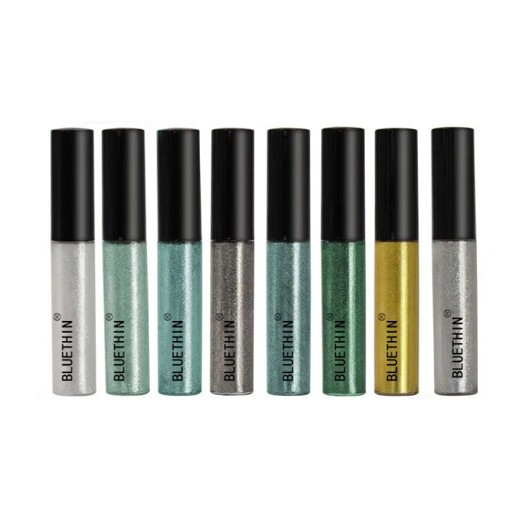

New 2020 Glitter Shimmer 8 Colors High Pigment Waterproof Single Liquid Eyeshadow