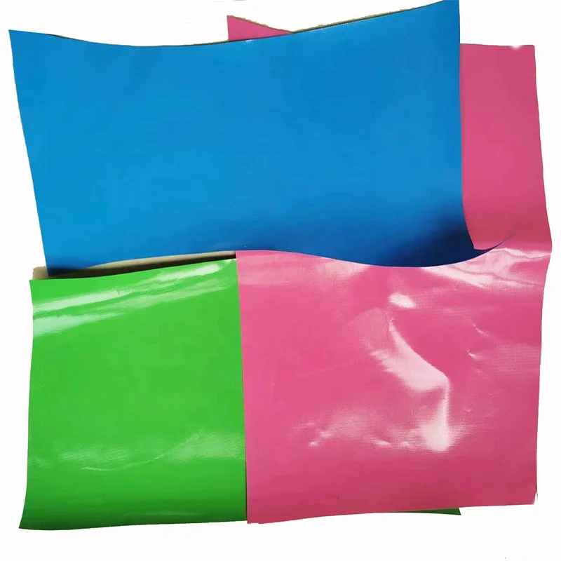 Colorful PVC Material Jumping Castle Repair Material PVC Coated Cloth for Sale