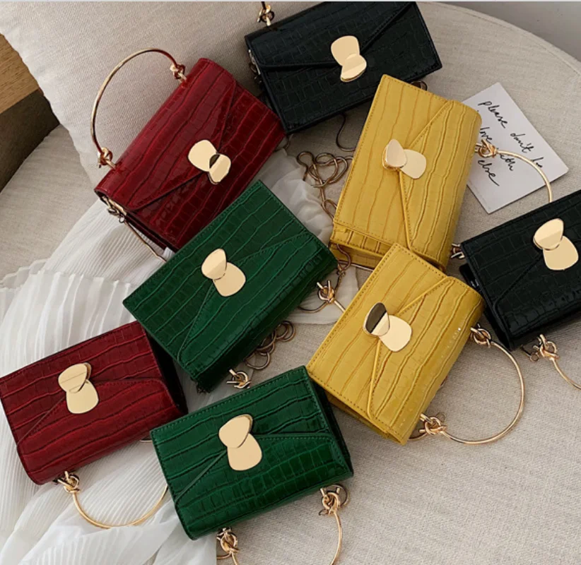 

Top selling 2020 Fall Stone pattern Handbags women Fashion Mommy and me PursesCrossbody bag, 4 colors