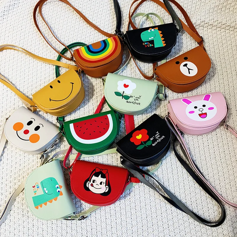 

Qetesh Fashion Personality Pu Leather Kids Crossbody Bag Wholesale, Customized color