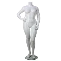 

High quality fiberglass headless female large size mannequin for clothing stroe