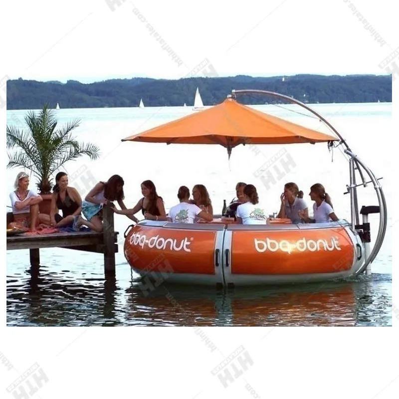 

Cheap Funny Party Electric Leisure BBQ Polyethylene Grill Donut Boats, Customized color