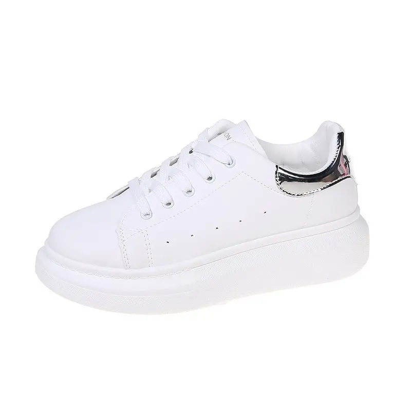 

2021 hot sale Zapatos mujer Casual shoes for women and mens big size new zapatillas skateboard shoes, White