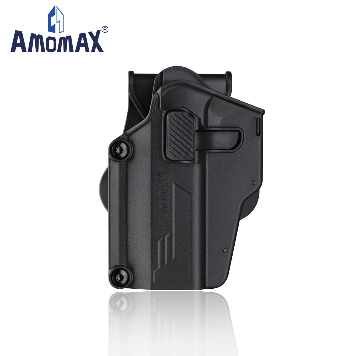 

Amomax Per Fit Tactical Plastic Premium Left Handed Universal Gun Holsters for Glock Smith & Wesson Sig Sauer Beretta CZ Taurus, Black/fde/od green