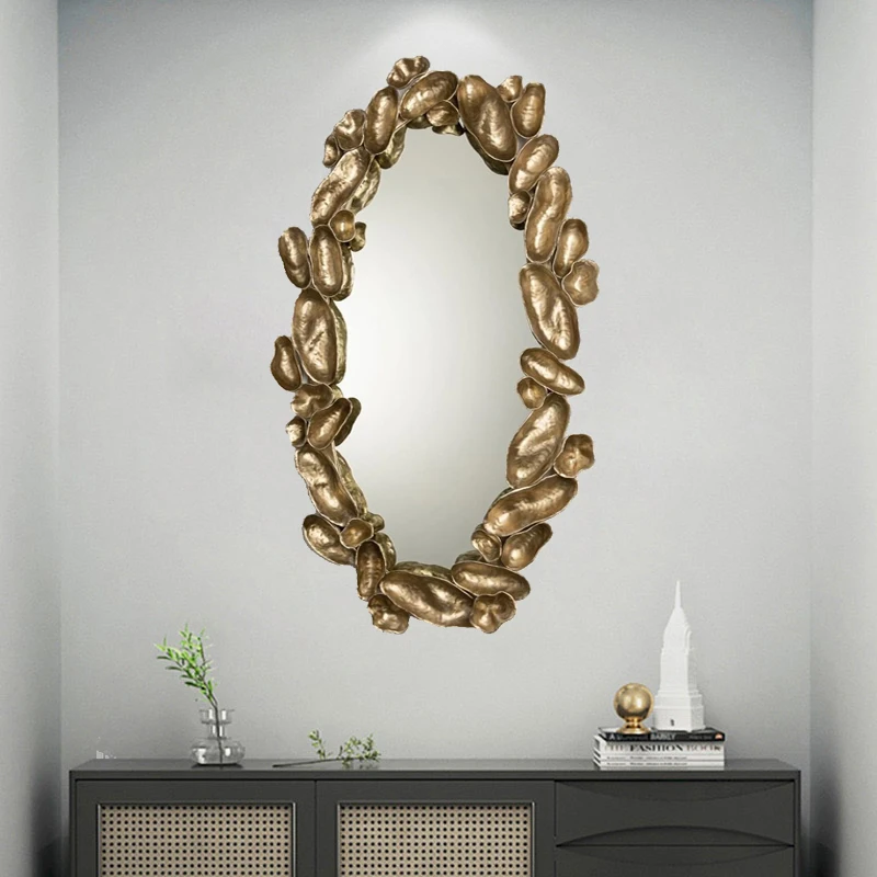 90X50CM Wholesale Dropshipping 2025 Large Wall Decor Art Mirrors Modern Creative Decorative Glasses Home Hanging Dropshipping