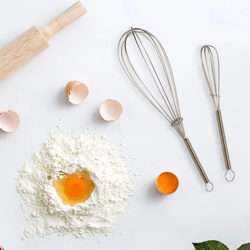

Cream Stirring Kitchen Tools Promotional Stainless Steel Egg Beater Hand Whisk