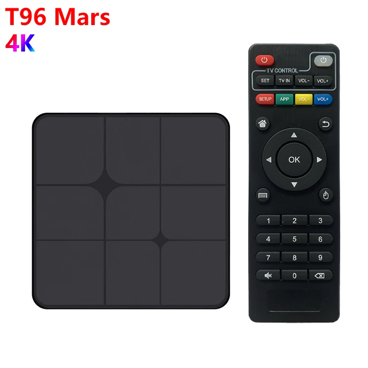 

T96Mars Android OS 9.0 tv box 1gb 8gb built-in antenna Wi-Fi set top box T96 Mars