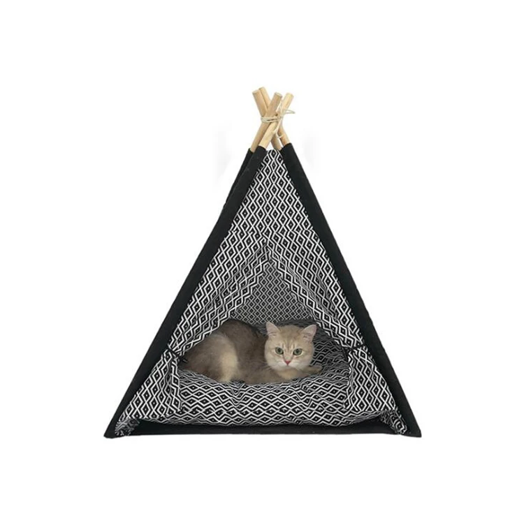 

Factory Price Five Sticks Wholesale Pet Bed Dog TeepeTent Cats Dogs Luxury House, Picture