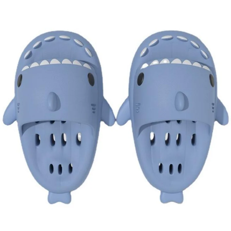 

Dropshipping Custom Logo 2022 Summer Shark Cute Designer Women Slippers Non-slip Bathroom Ladies Slide Slippers