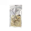 Easy open smooth aluminum foil packaging, 3 side seal coffee packing bag, foil food bags