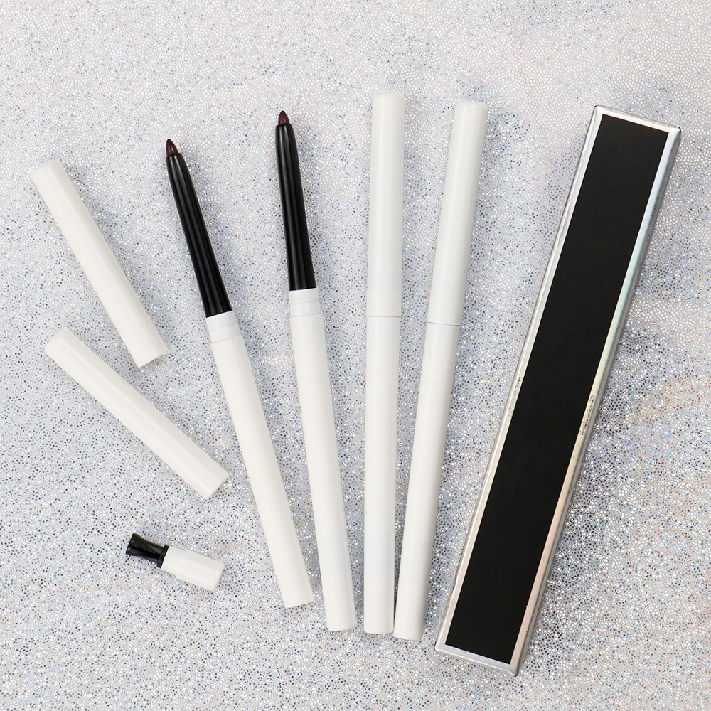 

Customization White Lipliner Pencil Kissproof Long-lasting Vegan Pigemnt Lip Liner