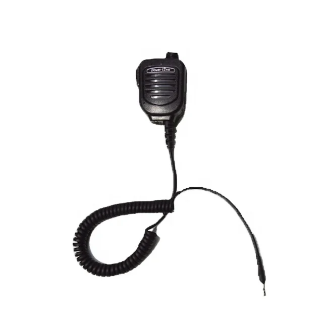 

Multifunctional IP67 intercom speaker microphone for ZELLO/VOXER walkie talkie, Black