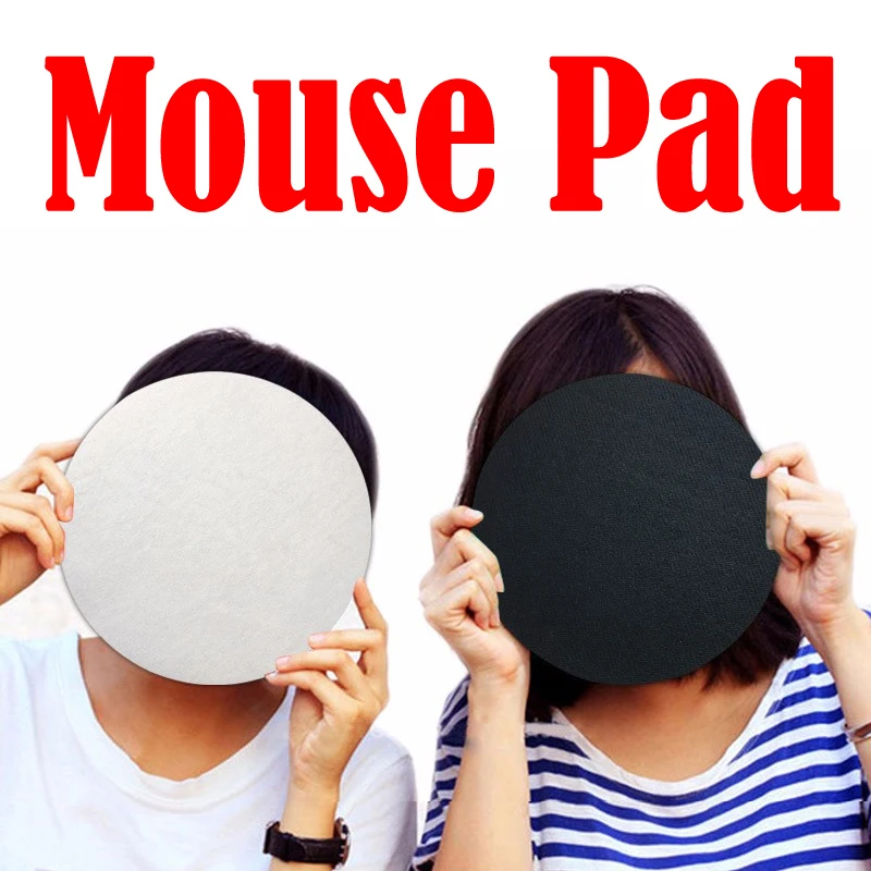 Circle Shape Sublimation Blank Heat Press Mouse Pad For Promotion Gifts