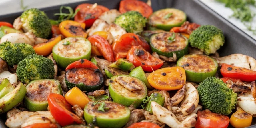 Backyard Grill Party with Veggies