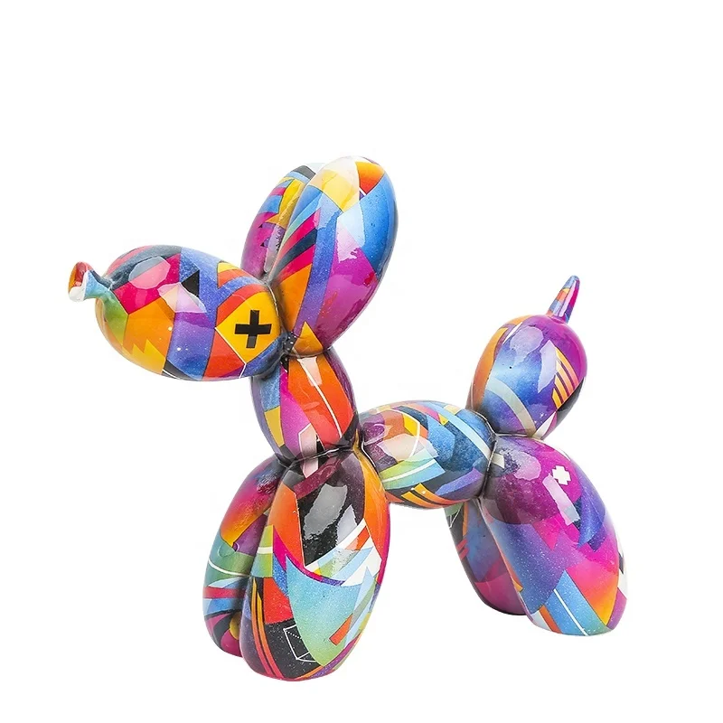 

Home Party Decor Balloon Dog Sculpture Statue OEM Customized Item For Garden Decoration Holiday Gifts, Customized color