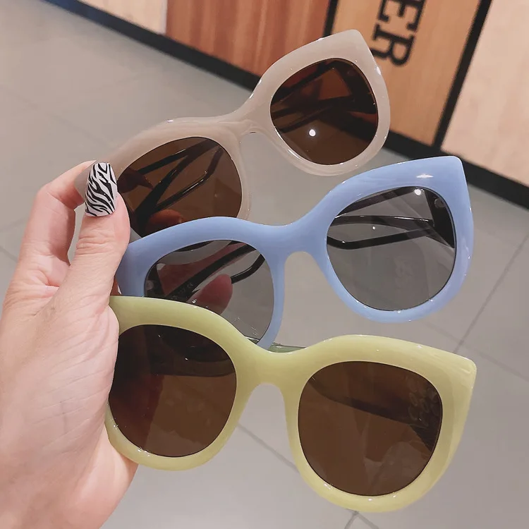 

Vintage Square Sunglasses Women 2022 Candy Color Oval Glasses For Women/Men Brand Designer Rectangle Eyewear Women Retro Shades